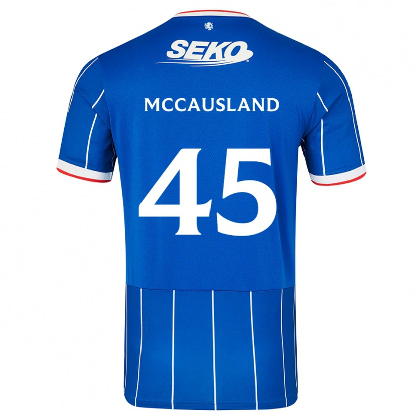 Danxen Mujer Camiseta Ross Mccausland #45 Rojo Azul Blanco 1ª Equipación 2026/27 La Camisa México