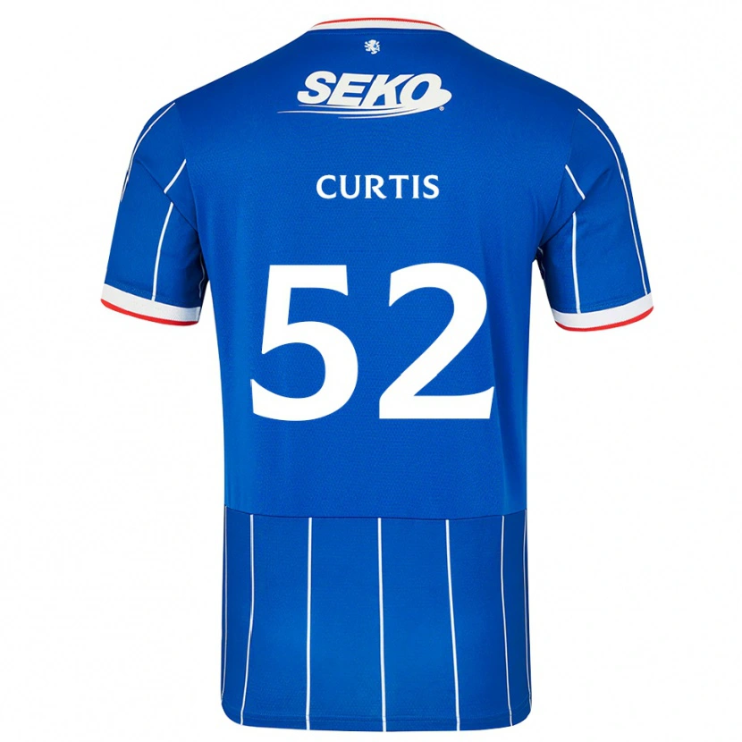 Danxen Mujer Camiseta Findlay Curtis #52 Rojo Azul Blanco 1ª Equipación 2026/27 La Camisa México