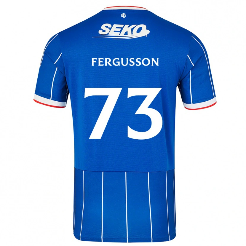 Danxen Mujer Camiseta Coben Fergusson #73 Rojo Azul Blanco 1ª Equipación 2026/27 La Camisa México