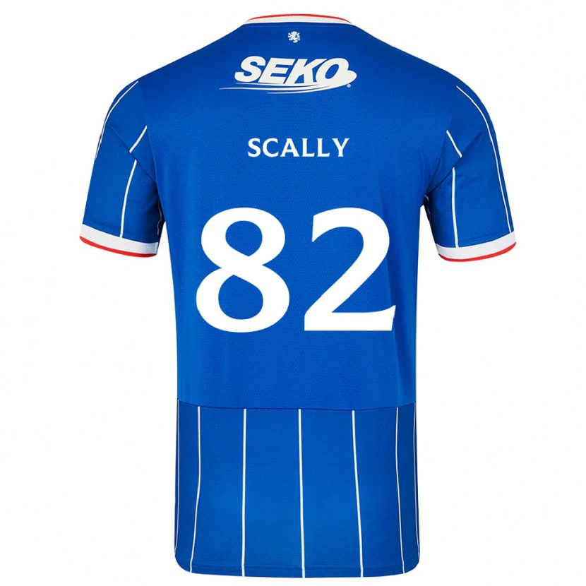 Danxen Mujer Camiseta Ashton Scally #82 Rojo Azul Blanco 1ª Equipación 2026/27 La Camisa México