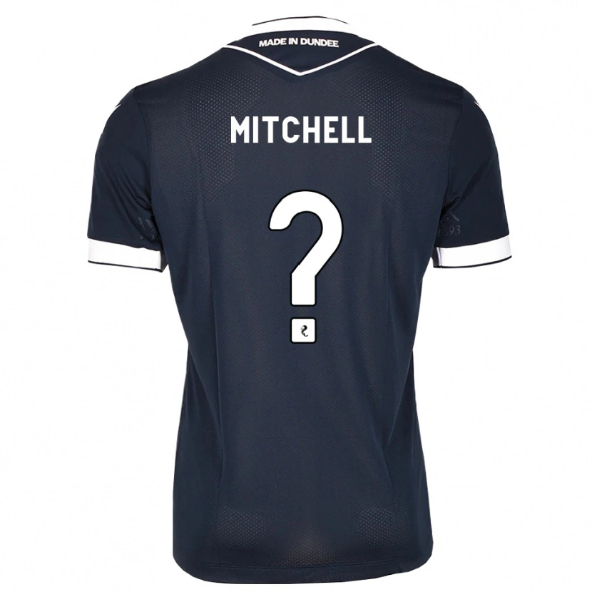Danxen Mujer Camiseta Josh Mitchell #0 Azul Medianoche Blanco 1ª Equipación 2026/27 La Camisa México