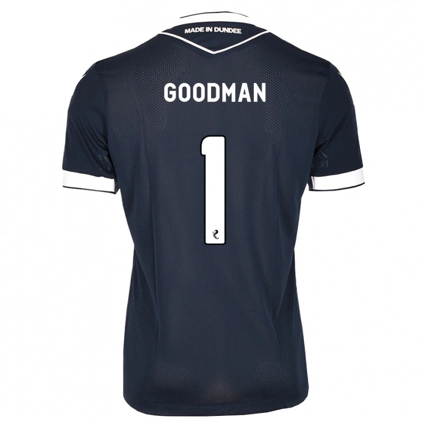 Danxen Mujer Camiseta Owen Goodman #1 Azul Medianoche Blanco 1ª Equipación 2026/27 La Camisa México