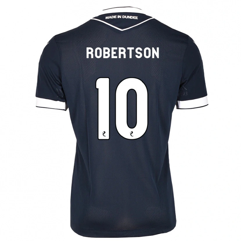Danxen Mujer Camiseta Finlay Robertson #10 Azul Medianoche Blanco 1ª Equipación 2026/27 La Camisa México