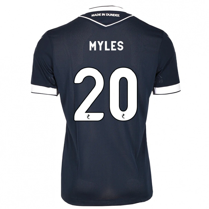 Danxen Mujer Camiseta Logan Myles #20 Azul Medianoche Blanco 1ª Equipación 2026/27 La Camisa México