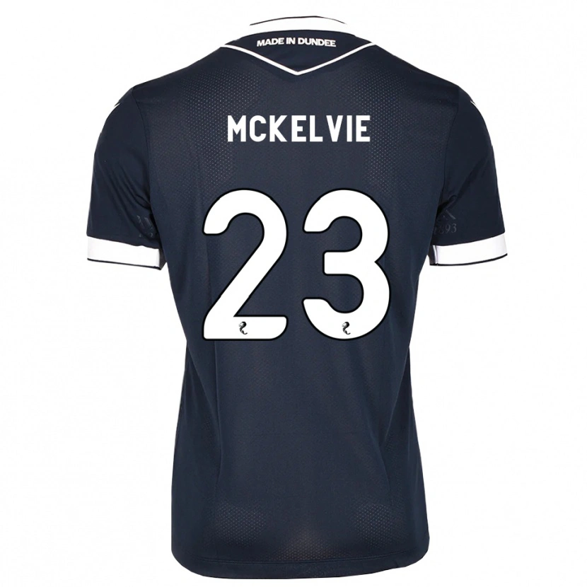 Danxen Mujer Camiseta Lewis Mckelvie #23 Azul Medianoche Blanco 1ª Equipación 2026/27 La Camisa México