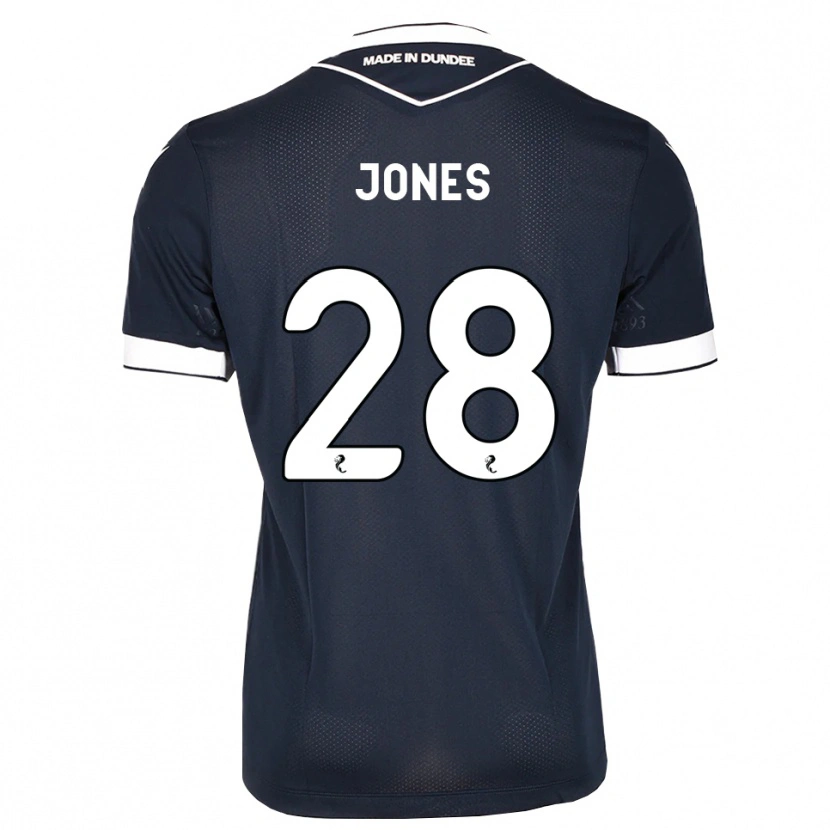 Danxen Mujer Camiseta Callum Jones #28 Azul Medianoche Blanco 1ª Equipación 2026/27 La Camisa México