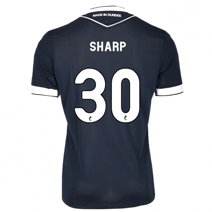 Danxen Mujer Camiseta Harry Sharp #30 Azul Medianoche Blanco 1ª Equipación 2026/27 La Camisa México
