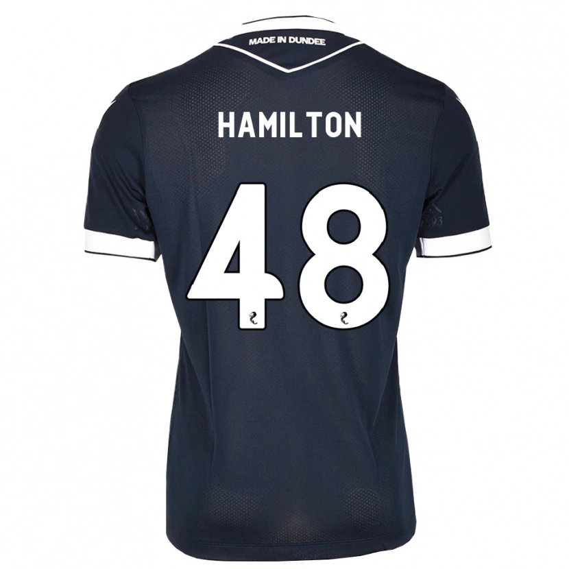Danxen Mujer Camiseta Ethan Hamilton #48 Azul Medianoche Blanco 1ª Equipación 2026/27 La Camisa México