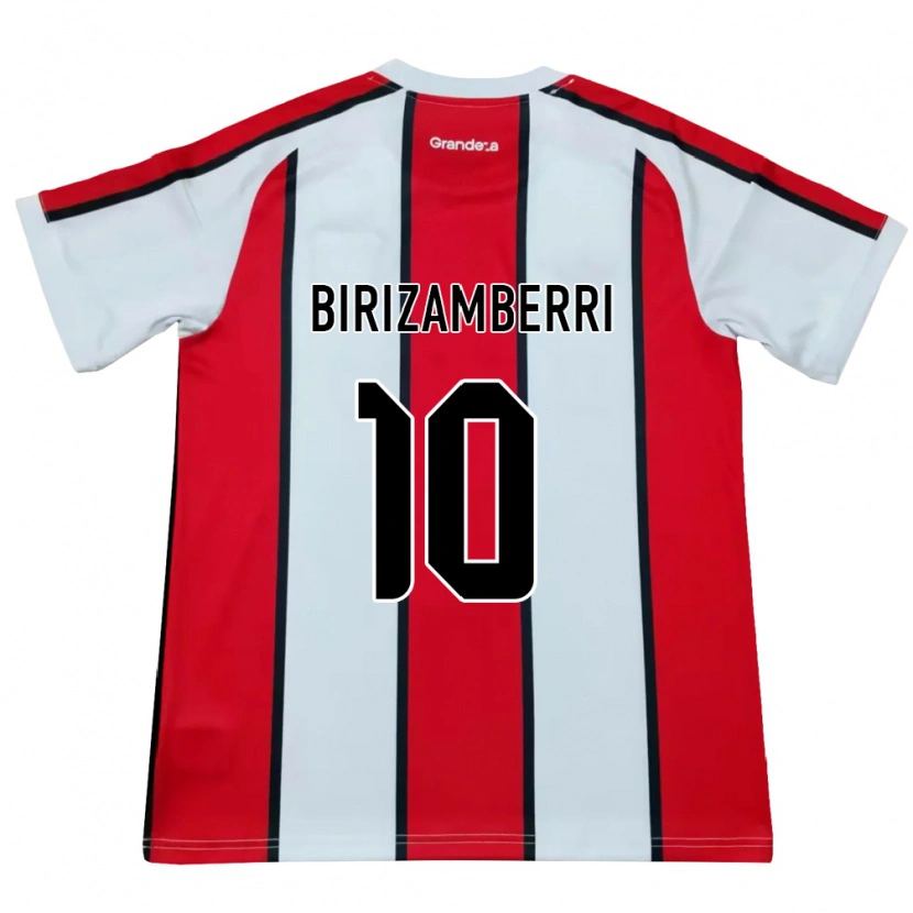 Danxen Mujer Camiseta María Carolina Birizamberri Rivero #10 Blanco Rojo Negro 2ª Equipación 2026/27 La Camisa México