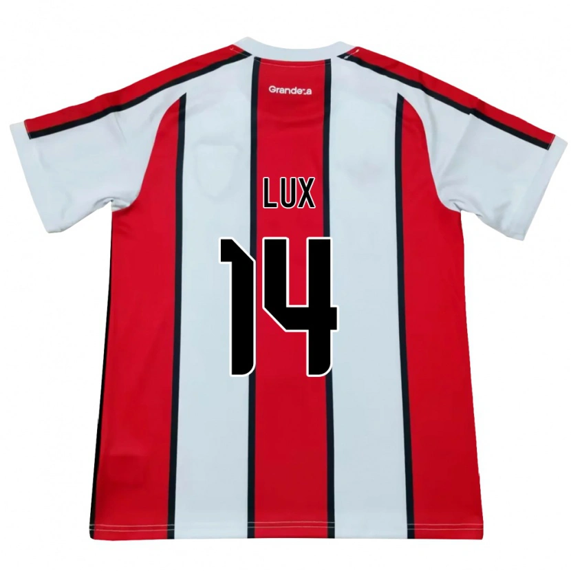 Danxen Mujer Camiseta German Lux #14 Blanco Rojo Negro 2ª Equipación 2026/27 La Camisa México