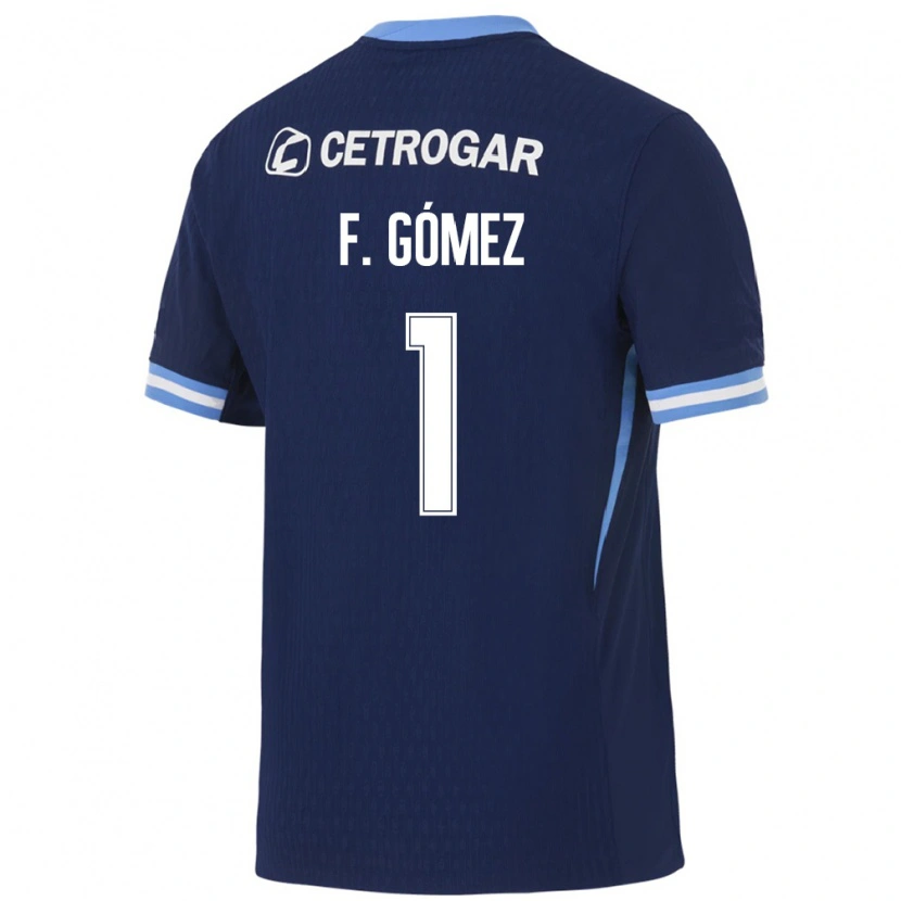 Danxen Mujer Camiseta Francisco Gómez #1 Azul Real Azul Claro Blanco 2ª Equipación 2026/27 La Camisa México