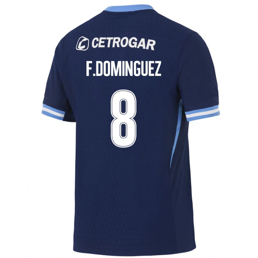 Danxen Mujer Camiseta Fabricio Dominguez #8 Azul Real Azul Claro Blanco 2ª Equipación 2026/27 La Camisa México
