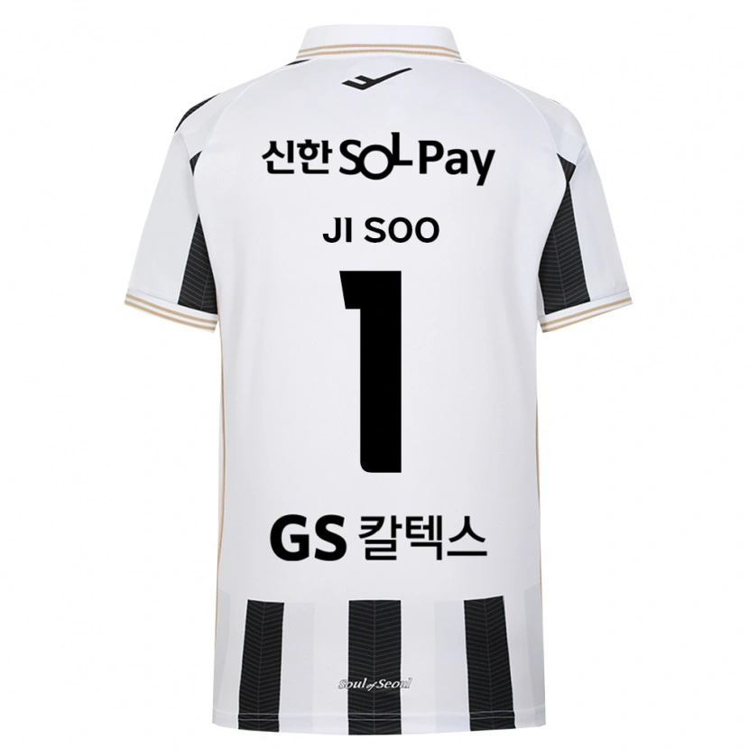 Danxen Mujer Camiseta Ji-Soo Ryu #1 Blanco Negro 2ª Equipación 2026/27 La Camisa México