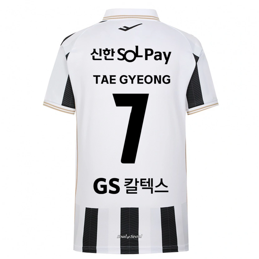 Danxen Mujer Camiseta Tae-Gyeong Kang #7 Blanco Negro 2ª Equipación 2026/27 La Camisa México
