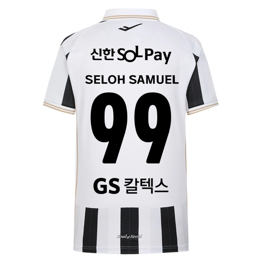 Danxen Mujer Camiseta Seloh Samuel Gbato #99 Blanco Negro 2ª Equipación 2026/27 La Camisa México