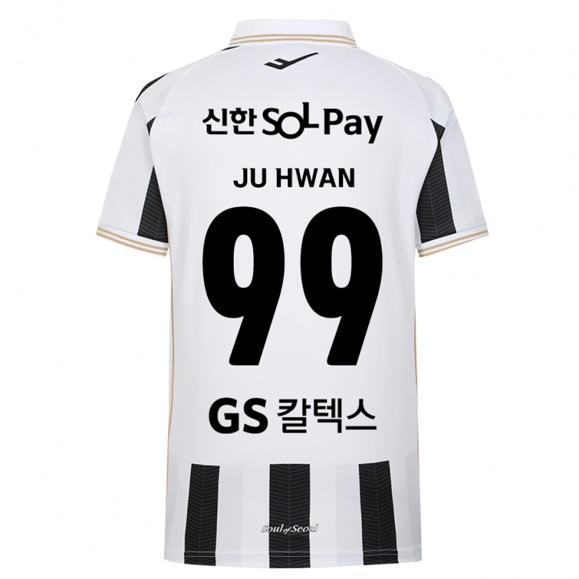 Danxen Mujer Camiseta Ju-Hwan Seo #99 Blanco Negro 2ª Equipación 2026/27 La Camisa México