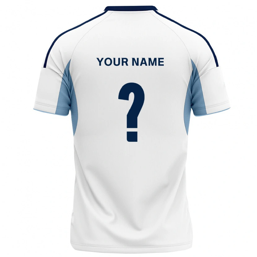 Danxen Mujer Camiseta Su Nombre #0 Azul Real Blanco 2ª Equipación 2026/27 La Camisa México