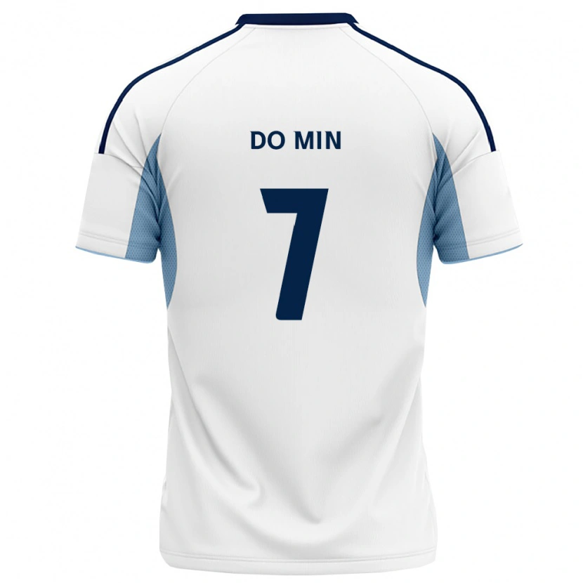 Danxen Mujer Camiseta Do-Min Kim #7 Azul Real Blanco 2ª Equipación 2026/27 La Camisa México