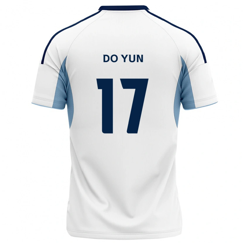 Danxen Mujer Camiseta Do-Yun Kwon #17 Azul Real Blanco 2ª Equipación 2026/27 La Camisa México