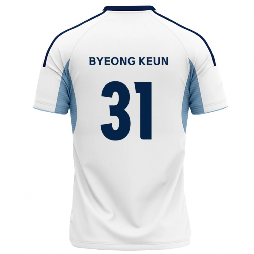 Danxen Mujer Camiseta Byeong-Keun Hwang #31 Azul Real Blanco 2ª Equipación 2026/27 La Camisa México