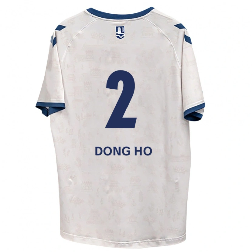 Danxen Mujer Camiseta Dong-Ho Jeong #2 Azul Real Blanco 2ª Equipación 2026/27 La Camisa México
