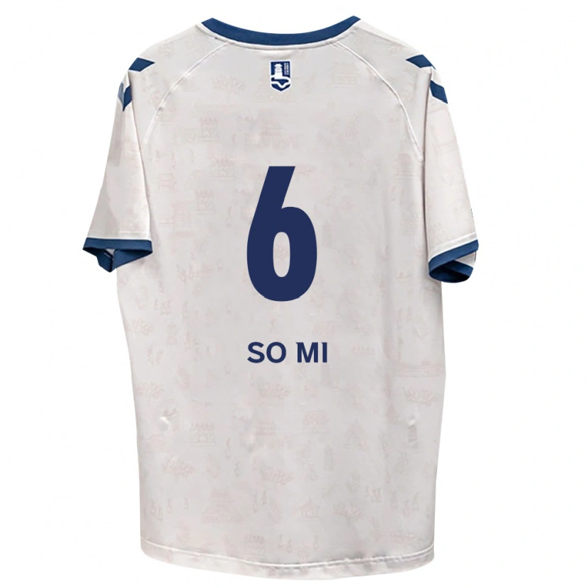 Danxen Mujer Camiseta So-Mi Choi #6 Azul Real Blanco 2ª Equipación 2026/27 La Camisa México