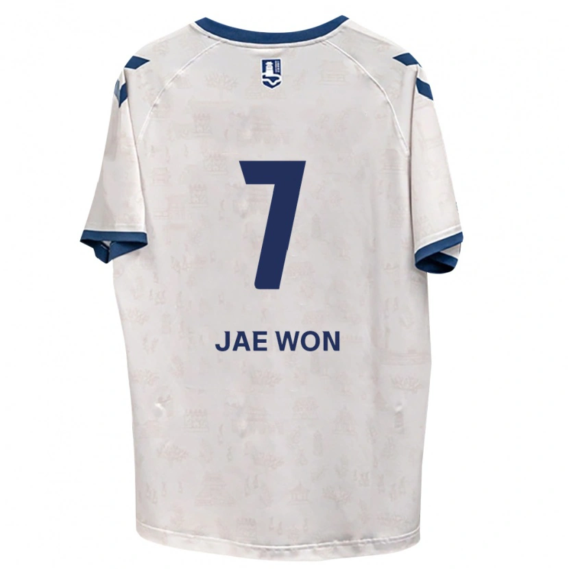 Danxen Mujer Camiseta Jae-Won Lee #7 Azul Real Blanco 2ª Equipación 2026/27 La Camisa México
