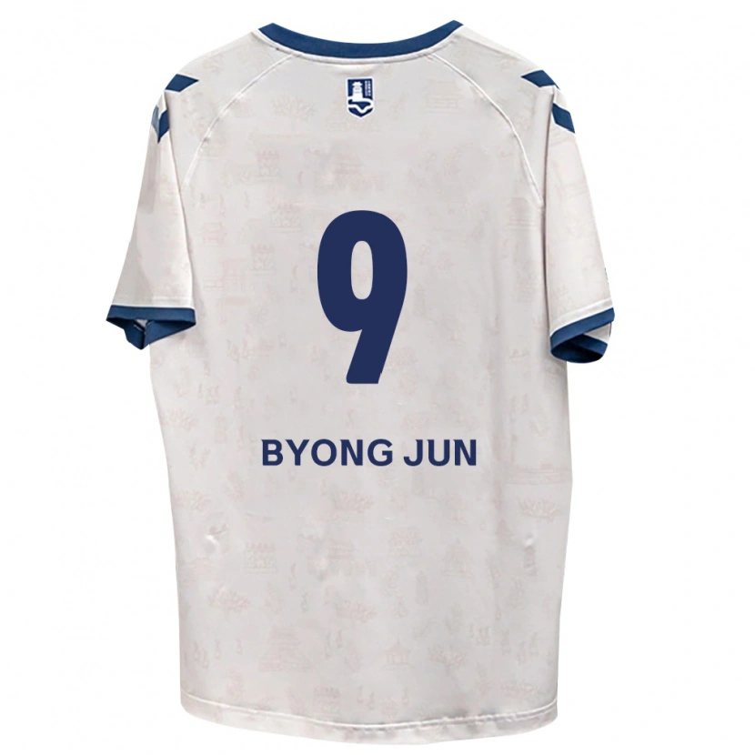 Danxen Mujer Camiseta Byong-Jun An #9 Azul Real Blanco 2ª Equipación 2026/27 La Camisa México