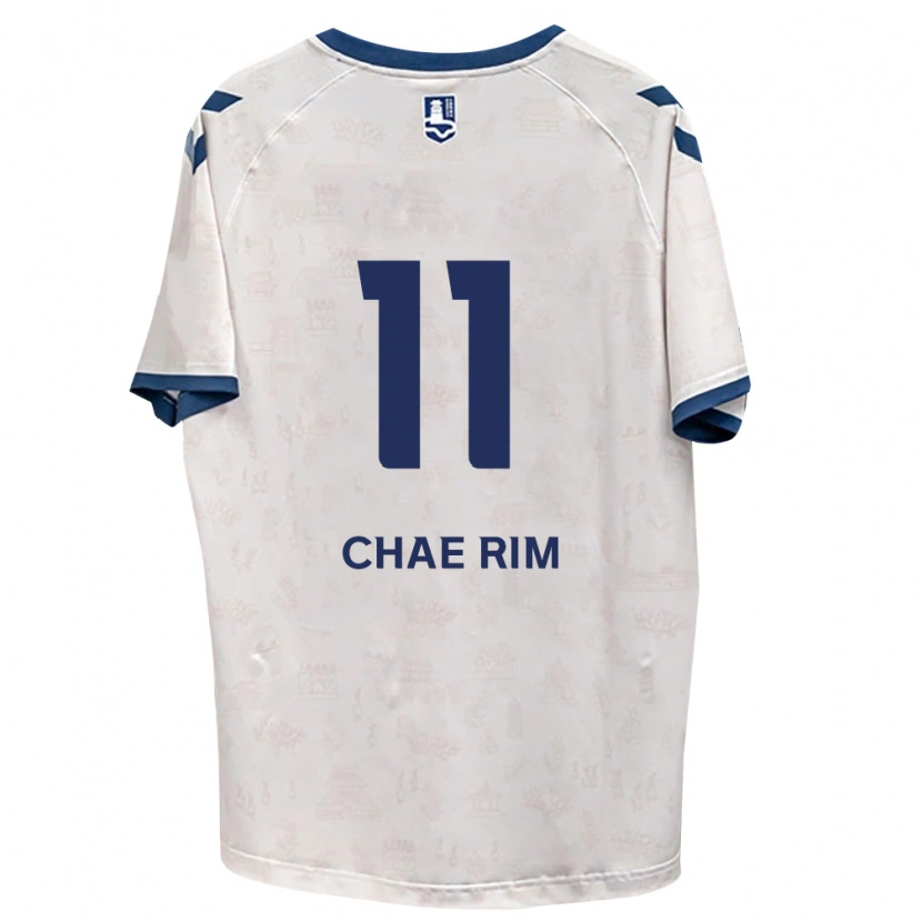 Danxen Mujer Camiseta Chae-Rim Kang #11 Azul Real Blanco 2ª Equipación 2026/27 La Camisa México