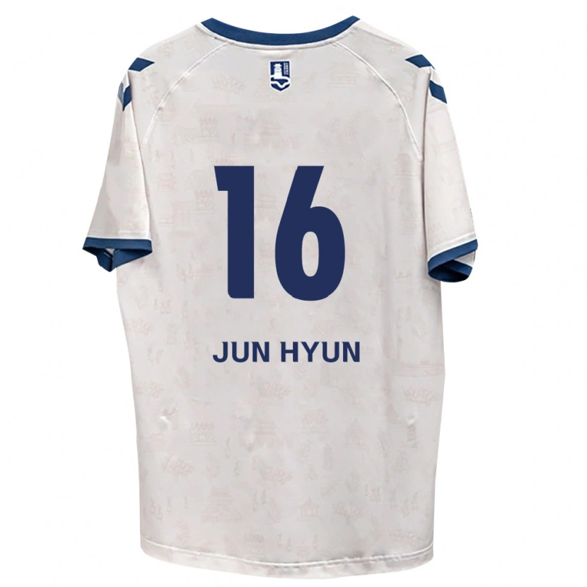 Danxen Mujer Camiseta Jun-Hyun Jo #16 Azul Real Blanco 2ª Equipación 2026/27 La Camisa México