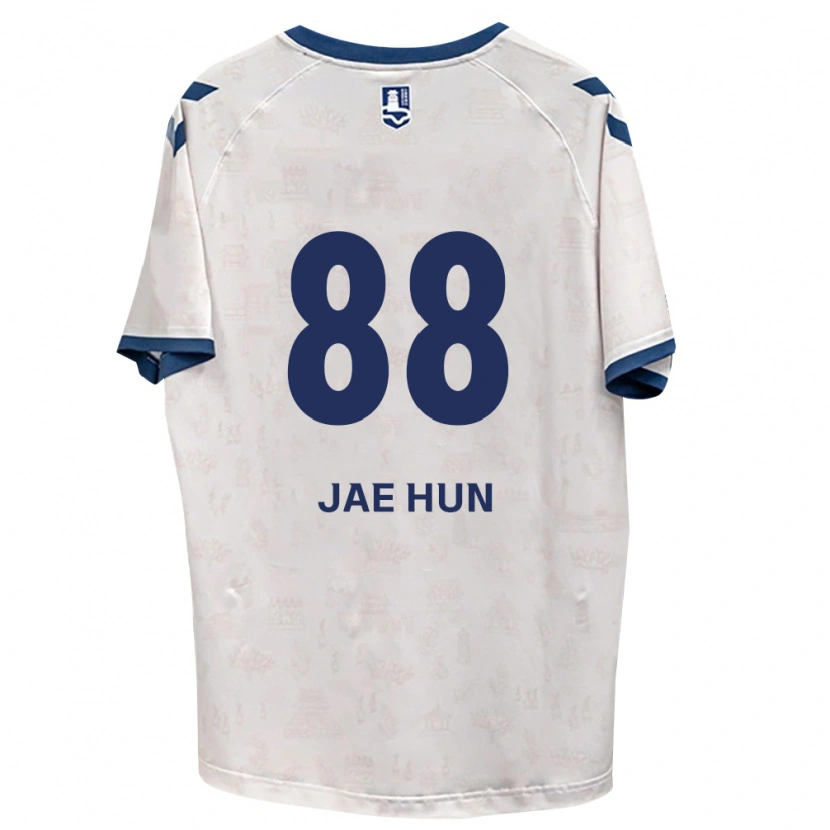 Danxen Mujer Camiseta Jae-Hun Park #88 Azul Real Blanco 2ª Equipación 2026/27 La Camisa México