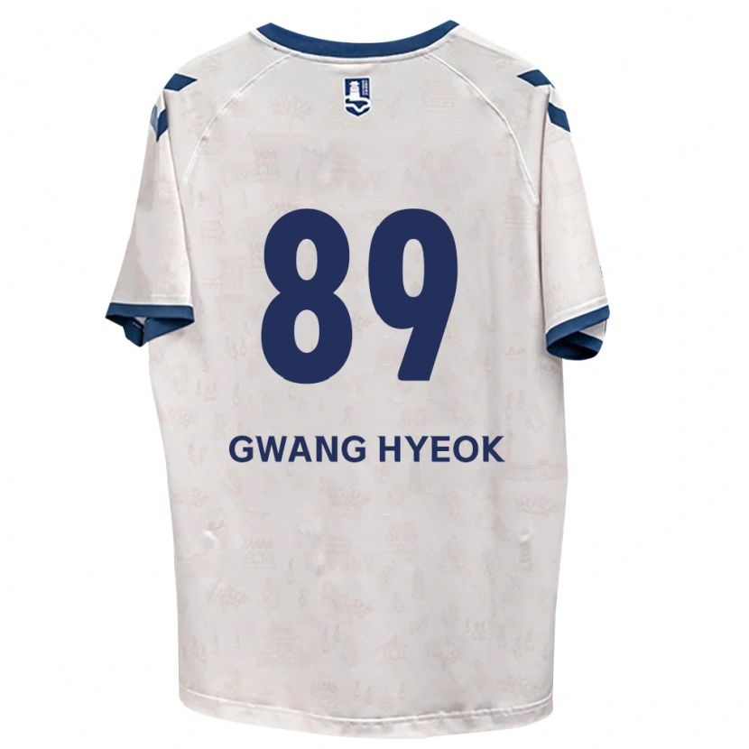 Danxen Mujer Camiseta Gwang-Hyeok Lee #89 Azul Real Blanco 2ª Equipación 2026/27 La Camisa México