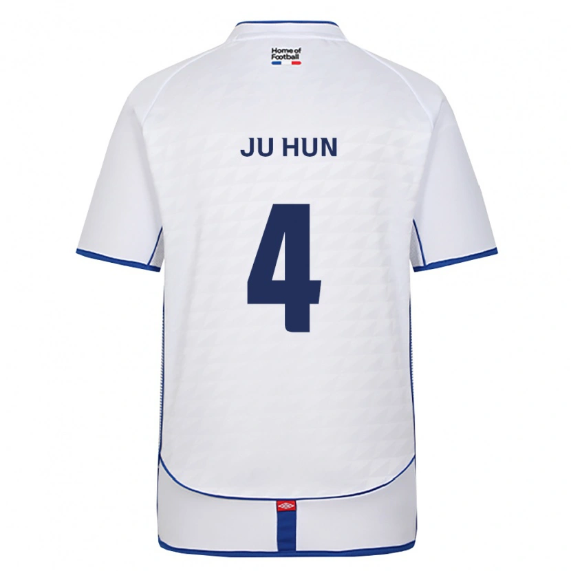 Danxen Mujer Camiseta Ju-Hun Song #4 Negro Blanco Rojo 2ª Equipación 2026/27 La Camisa México