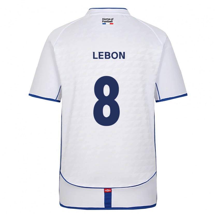 Danxen Mujer Camiseta Keelan Lebon #8 Negro Blanco Rojo 2ª Equipación 2026/27 La Camisa México