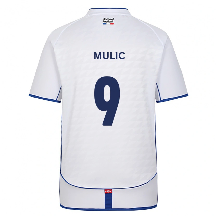 Danxen Mujer Camiseta Fejsal Mulic #9 Negro Blanco Rojo 2ª Equipación 2026/27 La Camisa México