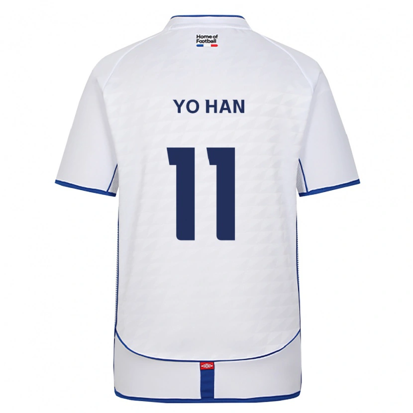 Danxen Mujer Camiseta Yo-Han Jang #11 Negro Blanco Rojo 2ª Equipación 2026/27 La Camisa México