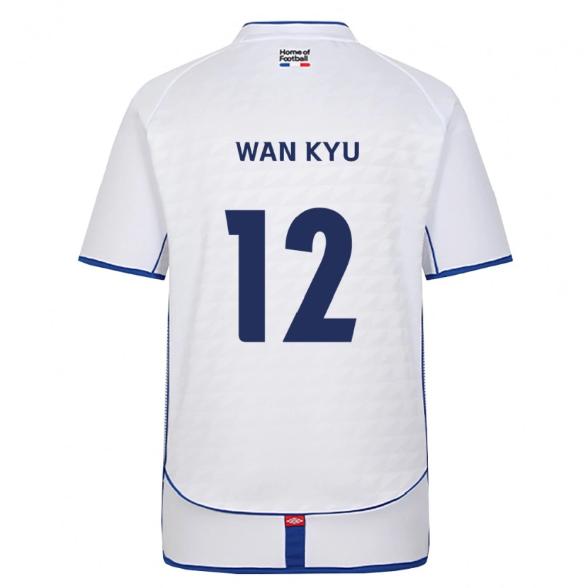 Danxen Mujer Camiseta Wan-Kyu Kwon #12 Negro Blanco Rojo 2ª Equipación 2026/27 La Camisa México