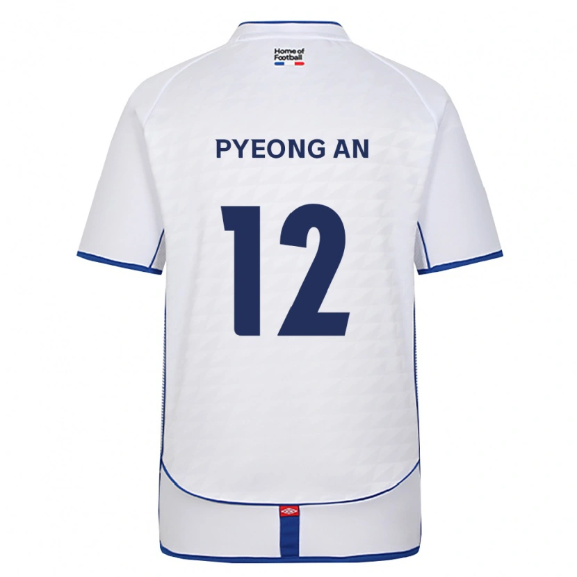 Danxen Mujer Camiseta Pyeong-An Lee #12 Negro Blanco Rojo 2ª Equipación 2026/27 La Camisa México