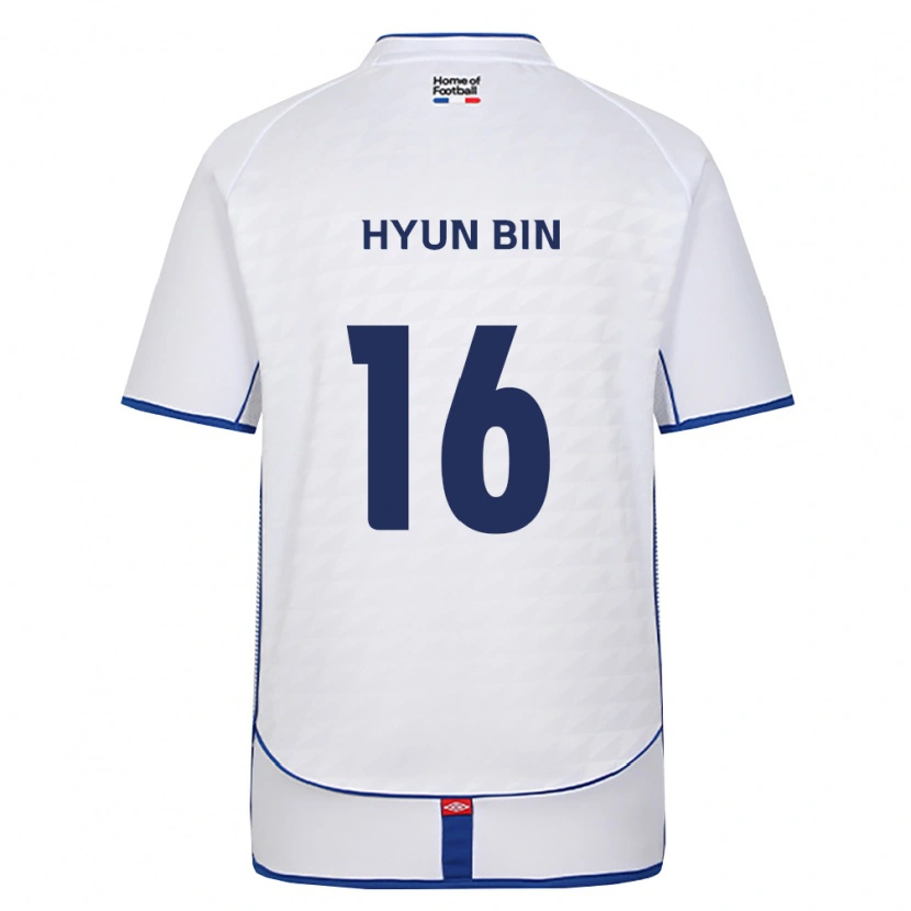 Danxen Mujer Camiseta Hyun-Bin Park #16 Negro Blanco Rojo 2ª Equipación 2026/27 La Camisa México