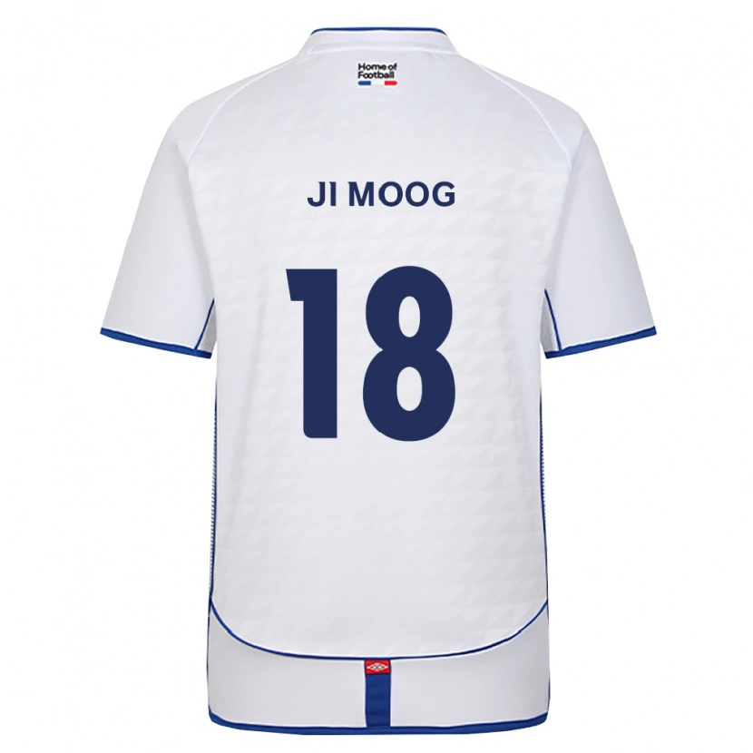 Danxen Mujer Camiseta Ji-Moog Choi #18 Negro Blanco Rojo 2ª Equipación 2026/27 La Camisa México