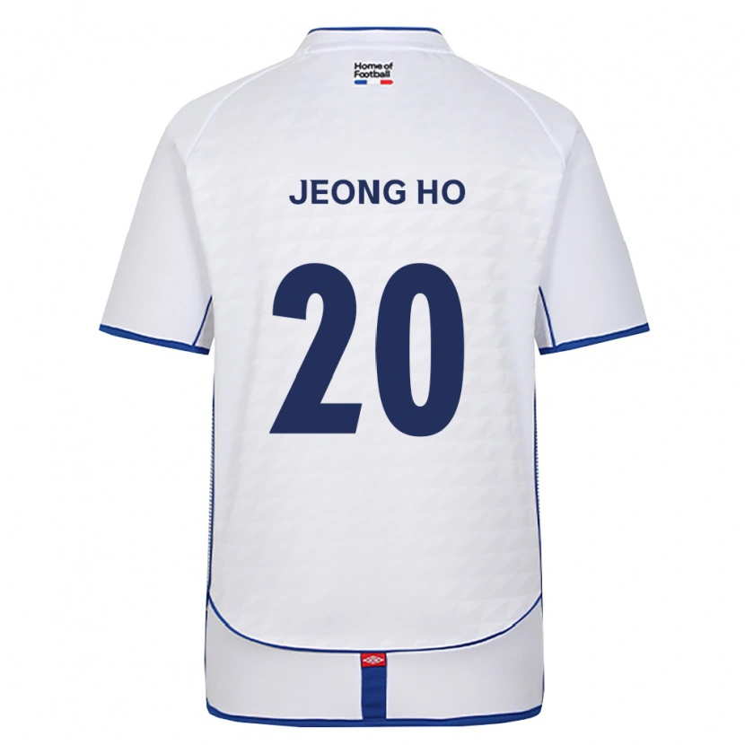 Danxen Mujer Camiseta Jeong-Ho Hong #20 Negro Blanco Rojo 2ª Equipación 2026/27 La Camisa México