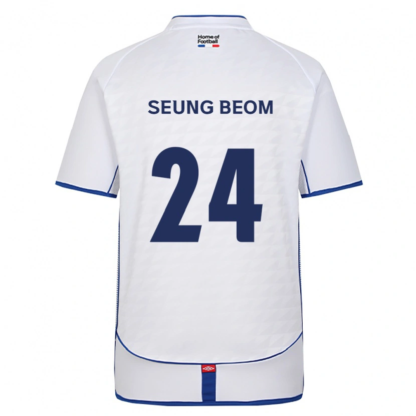 Danxen Mujer Camiseta Seung-Beom Ko #24 Negro Blanco Rojo 2ª Equipación 2026/27 La Camisa México