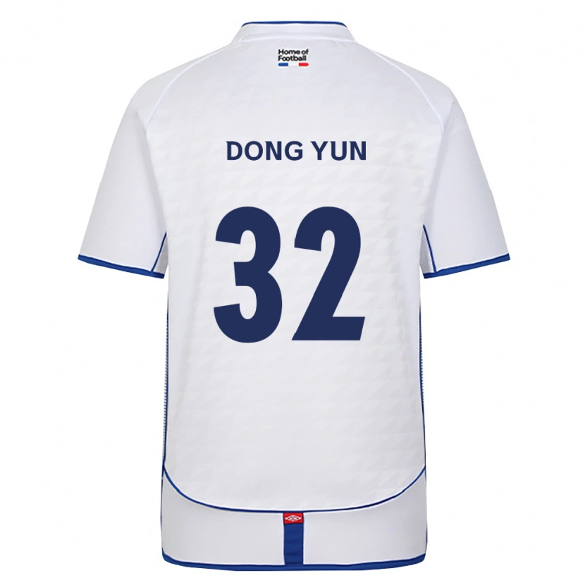 Danxen Mujer Camiseta Dong-Yun Jeong #32 Negro Blanco Rojo 2ª Equipación 2026/27 La Camisa México