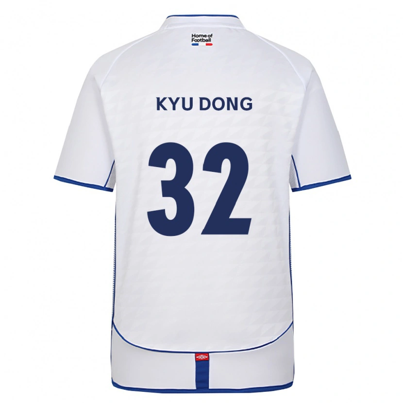 Danxen Mujer Camiseta Kyu-Dong Lee #32 Negro Blanco Rojo 2ª Equipación 2026/27 La Camisa México