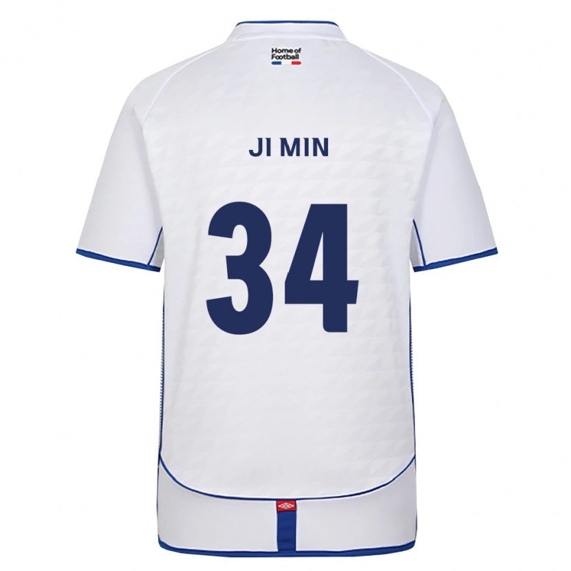 Danxen Mujer Camiseta Ji-Min Park #34 Negro Blanco Rojo 2ª Equipación 2026/27 La Camisa México