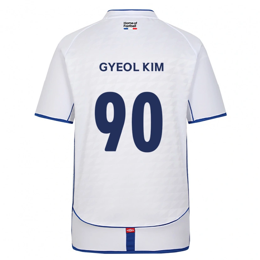 Danxen Mujer Camiseta Gyeol Kim #90 Negro Blanco Rojo 2ª Equipación 2026/27 La Camisa México