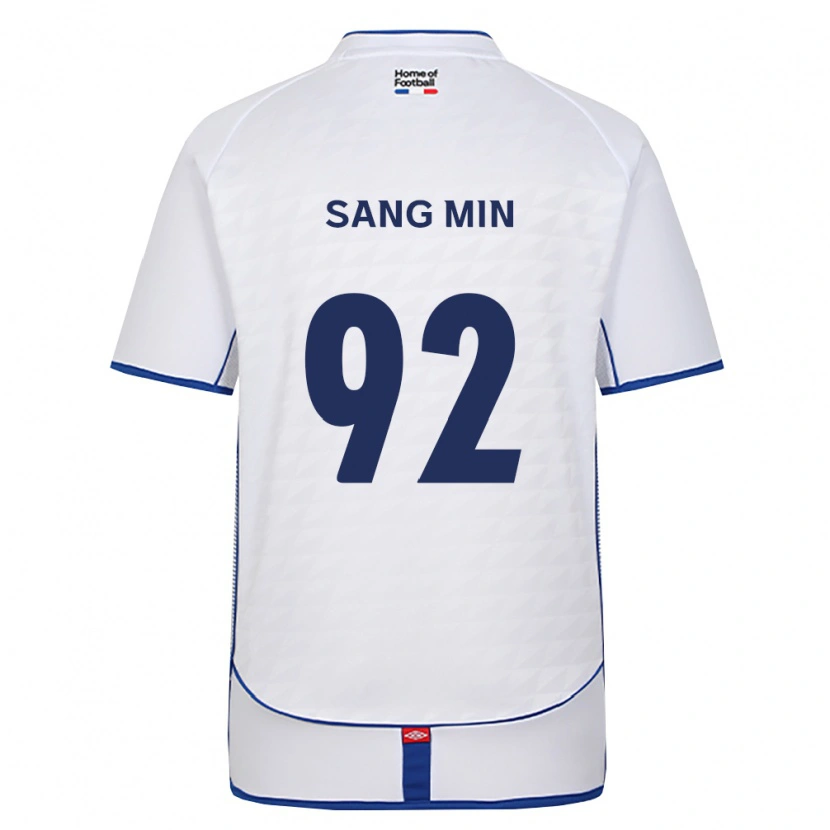 Danxen Mujer Camiseta Sang-Min Lee #92 Negro Blanco Rojo 2ª Equipación 2026/27 La Camisa México