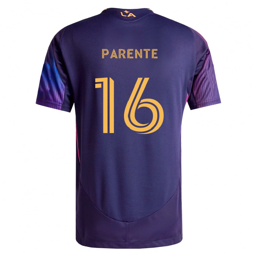Danxen Mujer Camiseta Isaiah Parente #16 Morado Profundo Amarillo 2ª Equipación 2026/27 La Camisa México
