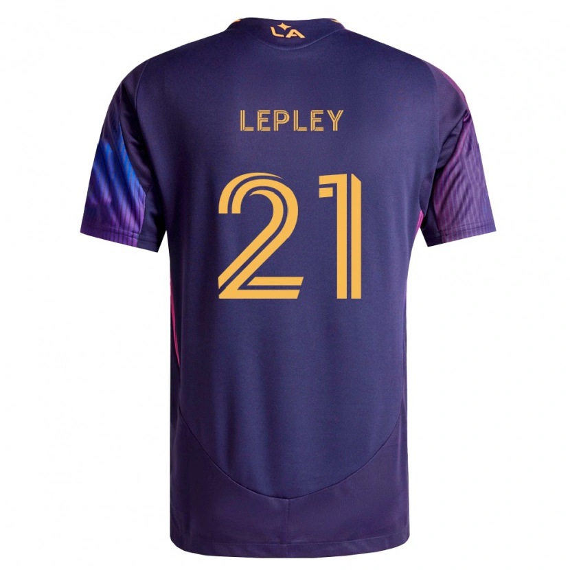 Danxen Mujer Camiseta Tucker Lepley #21 Morado Profundo Amarillo 2ª Equipación 2026/27 La Camisa México