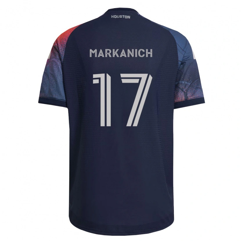 Danxen Mujer Camiseta Nick Markanich #17 Azul Profundo Blanco Naranja 2ª Equipación 2026/27 La Camisa México